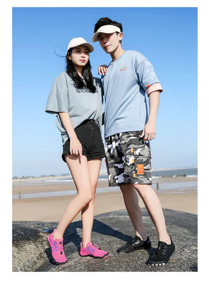 Men Women Barefoot Outdoor Aqua Shoes Couple Quick-drying Wading Beach Swimming Fitness Cycling Sports Water Sneakers