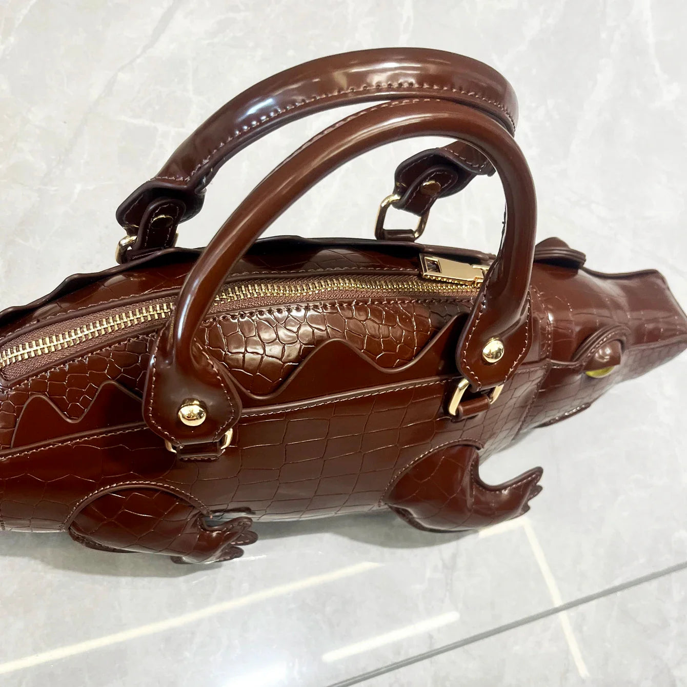 Purses and handbag luxury Designer Women's bag Purse pu leather high quality handmade handbags funny Shape Shoulder bag