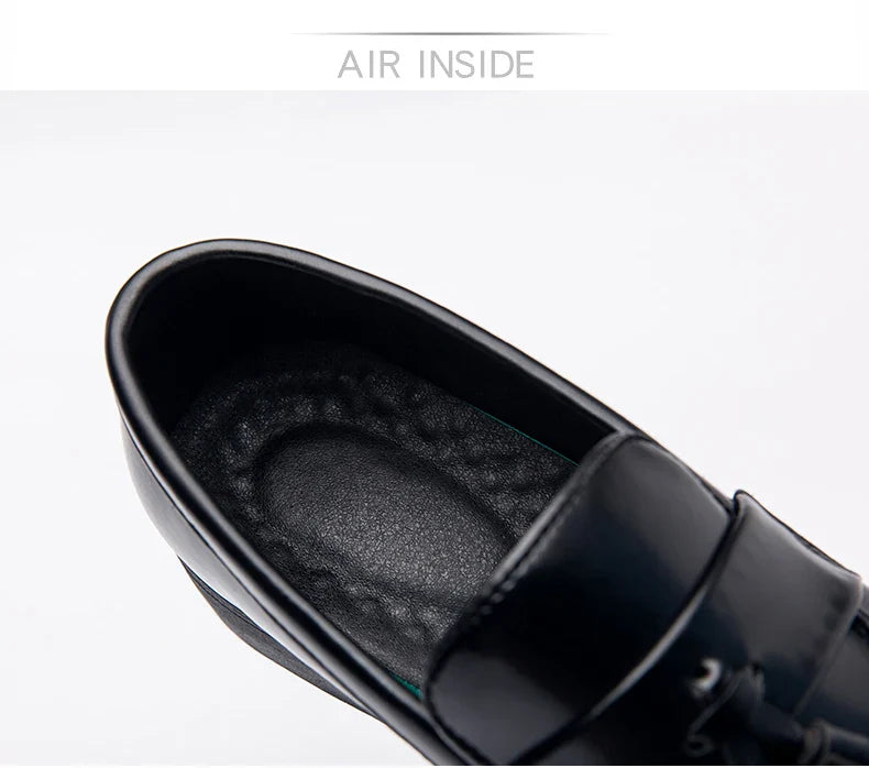 Tassel Wedding Leather Shoes Men Classic Formal Leather Loafers Male Dress Casual Business Shoes For Men Social Brogues Shoes