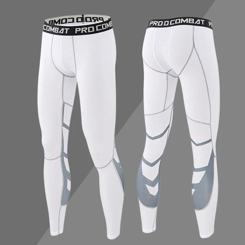 Mens Compression Sweatpants Male Tights Sport Pants for Gym Fitness Running Joggings Workout Trousers Dry Fit Leggings