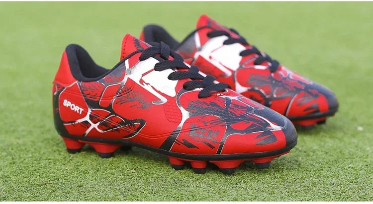 Children Soccer Shoes Sports Society Field Boy Football Shoes Futsal Fast Indoor Sneaker Original Ankle Cleats Football Boots