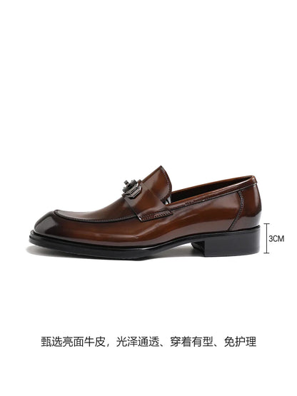 Spring and Autumn New Business Formal Men's Shoes, Leather Breathable Casual Professional Fashion Loafers