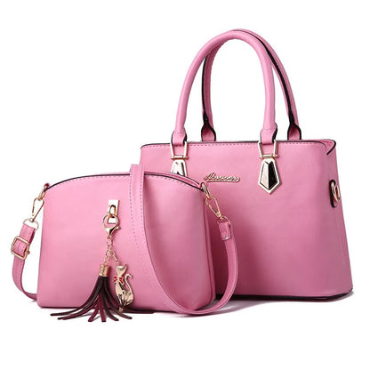 2pc/set Women Fashion Casual Totes, Luxury Handbags ,Designer Shoulder Bags, Crossbody Composite Bag Bolsos
