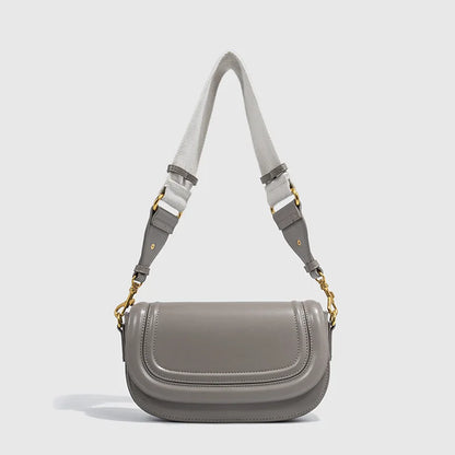 2025 New Women's Bag Wide Shoulder Strap Shoulder Bag Diagonal Underarm Bag