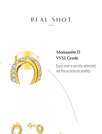 D VVS1 Moissanite Earrings for Women s925 Sterling Silver Chain Link Drop Earring Modern Trendy Statement Party Jewelry