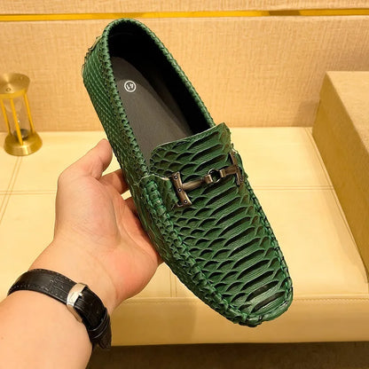 Summer Mens Outdoor Anti-slip Comfort Soft High Quality Men Breathable Flat Driving Shoes New 2024 Classic Casual Loafers
