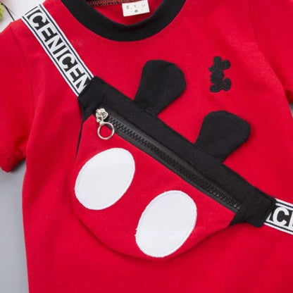 2026 Summer Baby Boys Girls Short Sleeve T-shirt+Shorts Sets Clothes Kids Cute Cartoon Clothing Outfits Children Sports Suits