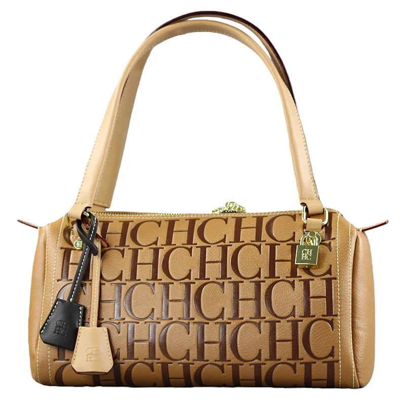 Bolsa Bucket Feminina CH Niche Brand Novo Design de Letras com Grande Capacidade 2025 Nova Bolsa Clássica Feminina