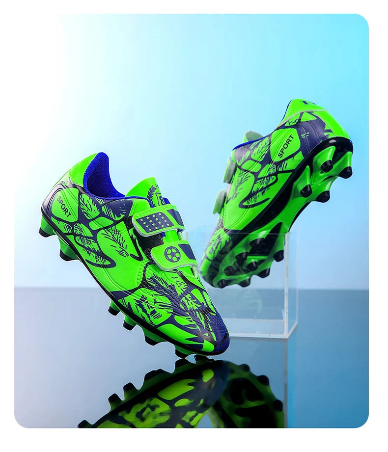 New Men Kids Non-Slip Ultralight Football Boots Professional Cleats Grass Boys Soccer Shoes Match Training Shoes Drop Shipping