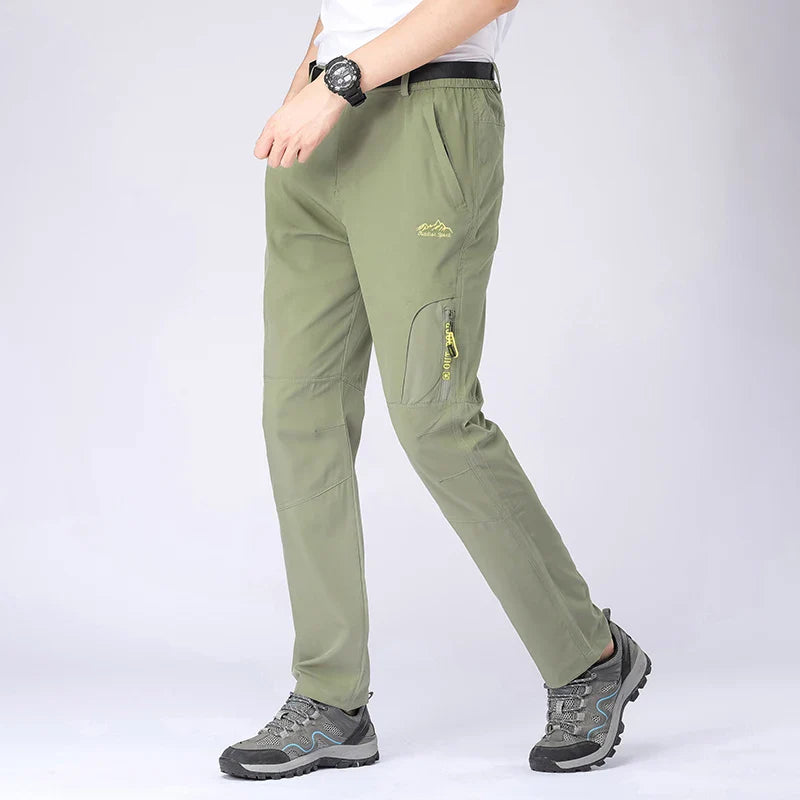 5XL Summer Quick Dry Hiking Pants Men Stretch Waterproof Tactical Pants Zipper Pockets Trousers Lightweight Fishing Pants