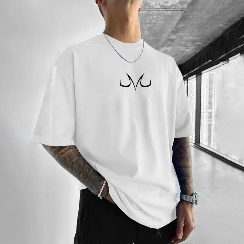 Men's T-Shirt Dragon Ball Goku Japanese Anime Hot Blood Classic Portrait Cotton Fashion High Street Unisex Harajuku Y2K