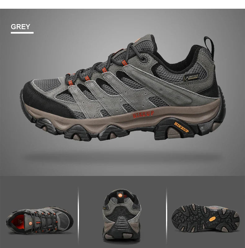 Hiking Shoes Men Designer Climbing Trekking Sneakers for Men Leather Outdoor Sports Work Man Shoes Run Shoes