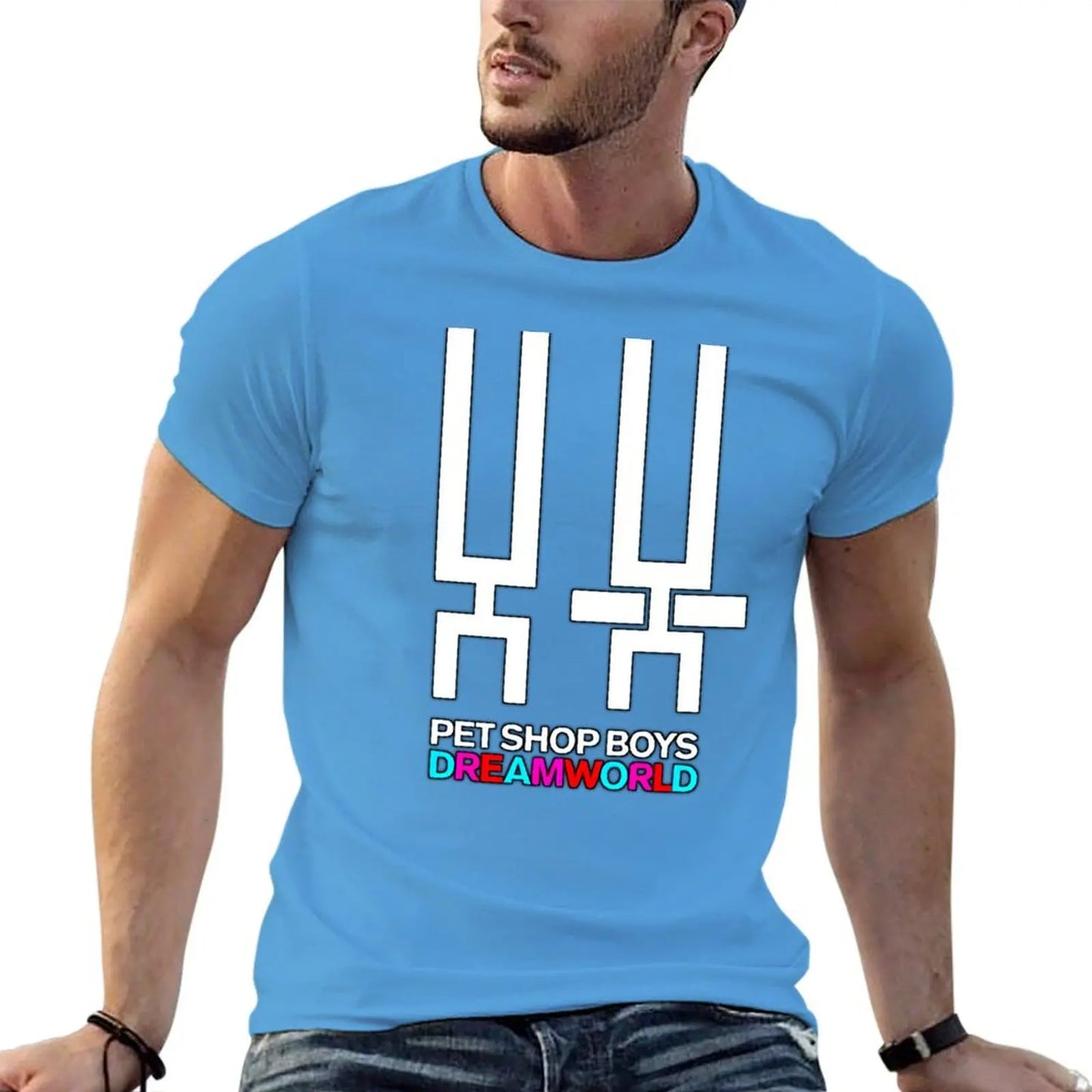 Pet Shop Boys T-Shirt tees blanks anime clothes sublime men clothing