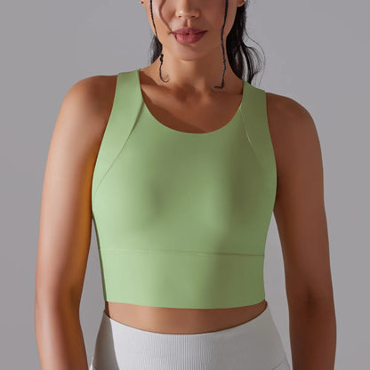 Nylon Sexy Women's Sports Bra Top Women Tight Elastic Gym Sport Yoga Bras Crop Top Yoga Clothes Stretch Women Sports Underwear