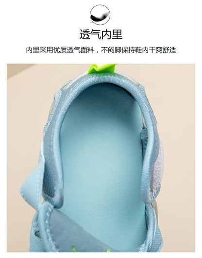 New Girls Sandals Children Water Shoes Cute Outdoor Non-slip Kids Sports Shoes Girls Boy Sandals Sneaker 4 To 12 Years