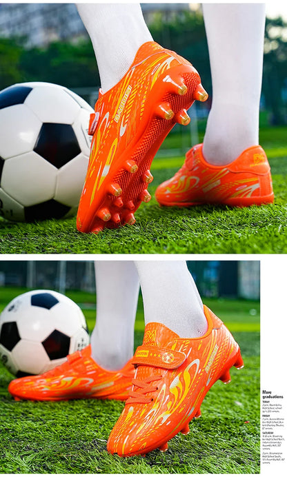 Kids Professional Soccer Shoes Indoor Men Football Field Boots Original Football Shoes TF/AG Society Cleats Grass Training Fast
