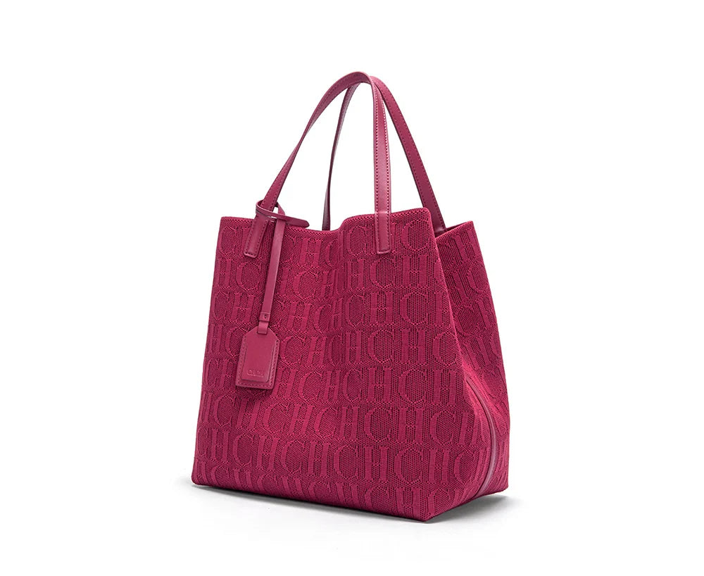 Fashionable Classic New Solid Color Outer Bag Women's Handbag Exquisite Handcrafted Weaving Large Capacity Handbag