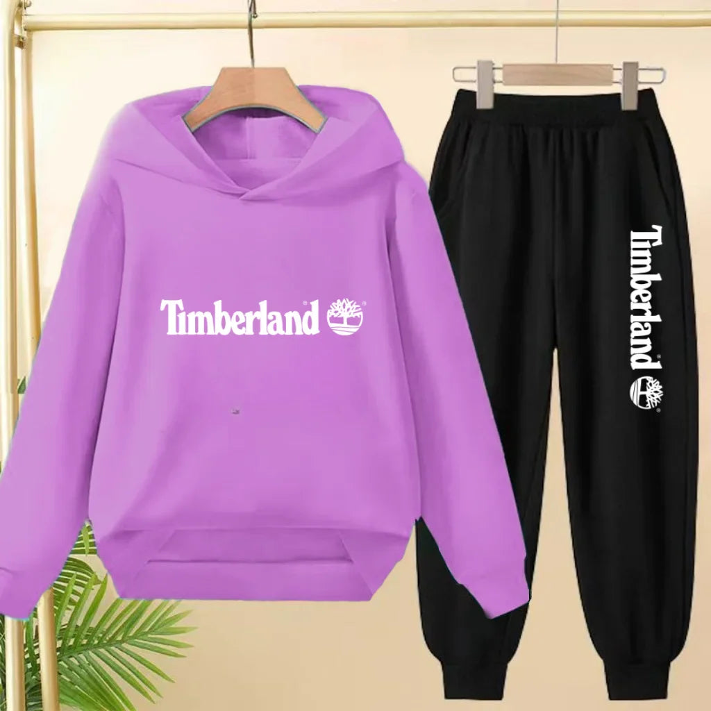 Children Clothing Autumn Winter Hoodie Coat Sweatshirt Top+Trousers Boys Girls Toddler 3-12Yrs Casual Kids Charming Pullover Set