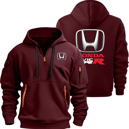 Men's Half-Zip Hoodie Spring Men's Sportswear 2026 New Casual Sports Hoodie