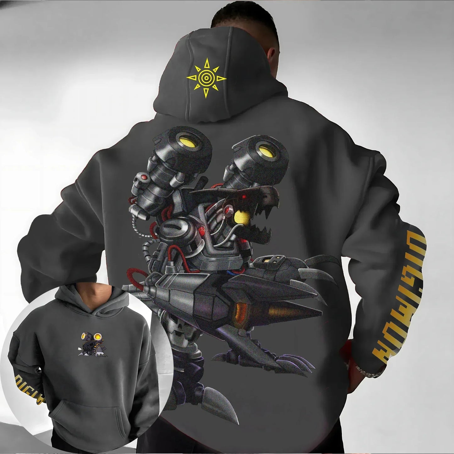 Printing Hoodie 2025 Autumn/Winter Men's New Harajuku Loose Casual Trendy Versatile Parent-Child Top