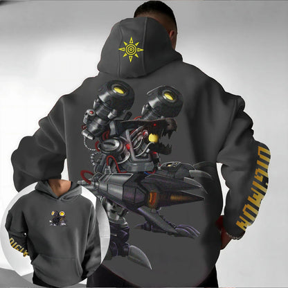 Printing Hoodie 2025 Autumn/Winter Men's New Harajuku Loose Casual Trendy Versatile Parent-Child Top