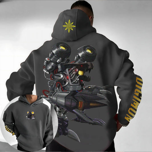 Printing Hoodie 2025 Autumn/Winter Men's New Harajuku Loose Casual Trendy Versatile Parent-Child Top