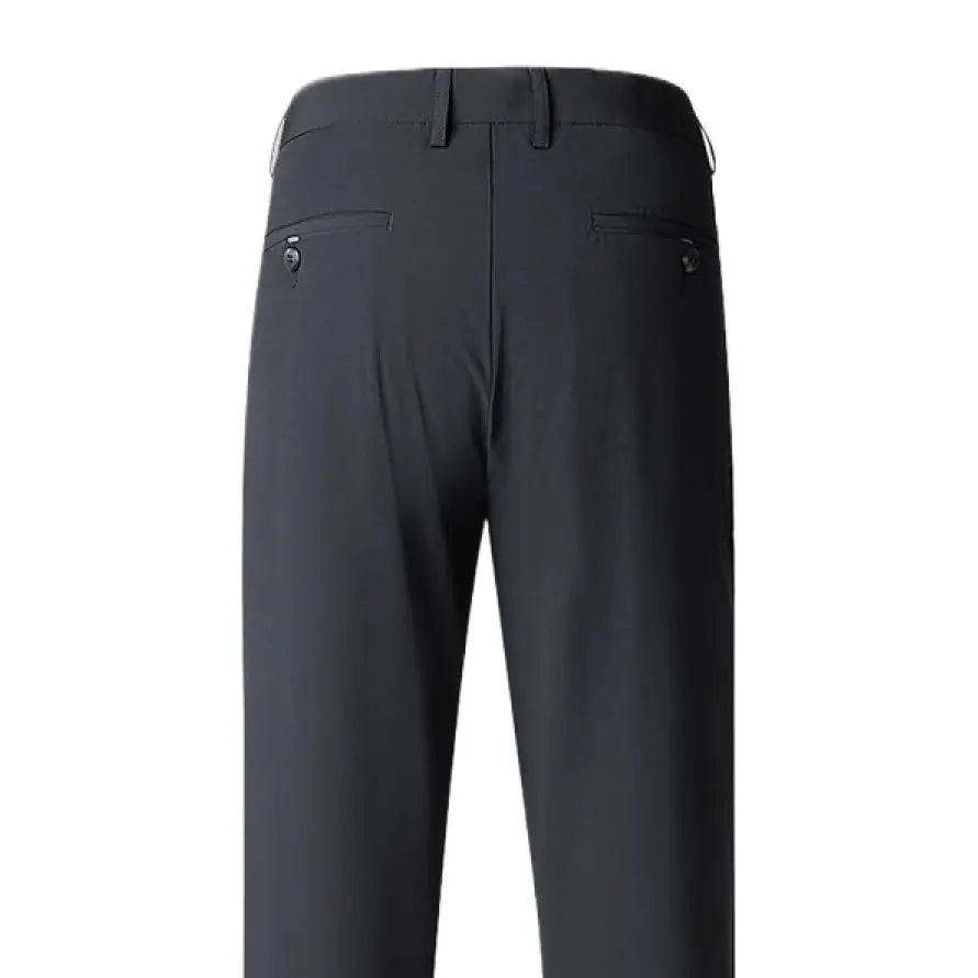 Men's 2-Pack Slim Fit Stretch Dress Pants - Navy Blue Business Casual Trousers, Wrinkle-Resistant Office Work Pants for Daily We