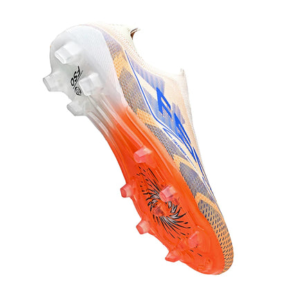 Lightweight AG/FG Long Nail Soccer Shoes，PU Fabric Stitching Upper，TPU Wear-resistant Sole，Quality Reliable for Youth Men Women