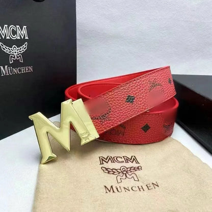Classic Men's Belt Pure Cowhide Durable Fashionable Business Casual Alloy Buckle Hole Punching for Middle-aged And Young