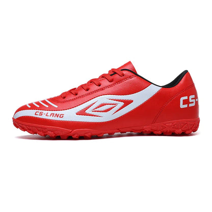 New Men Football Boots Breathable Professional Soccer Shoes Turf Outdoor Non-slip Long Spikes Adult Ultralight Training Futsal