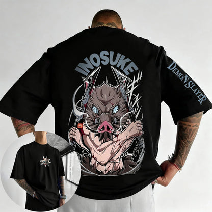 Demon Slayer Anime Mens T Shirt Cotton Women Short Sleeve Tee Summer Graphic Print Streetwear Casual Top New Summer Fashion Y2k