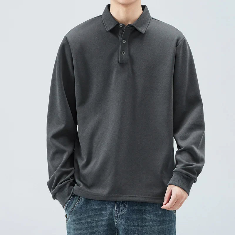 Plus Size Men Polo Shirts Autumn Winter Long Sleeve Polos 1XL-7XL 110-175kg Loose Oversized Tops Big Size Men Clothing 남자 폴로 셔츠