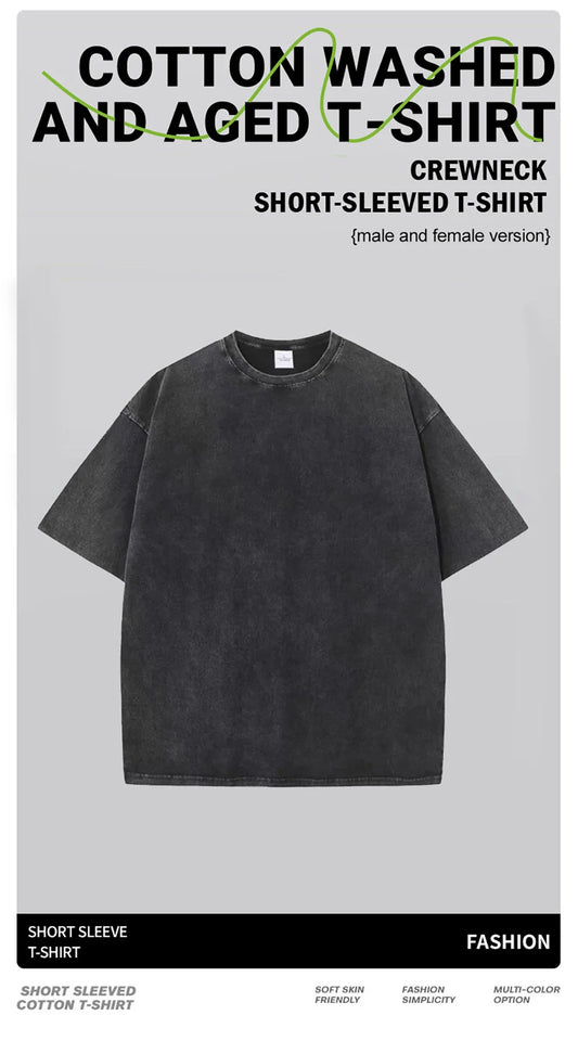 Casual Womens Cotton Washed T-Shirts Van Gogh Sunflower Printing Short Sleeve O-Neck Breathable Soft Tops Fashion Female Clothes