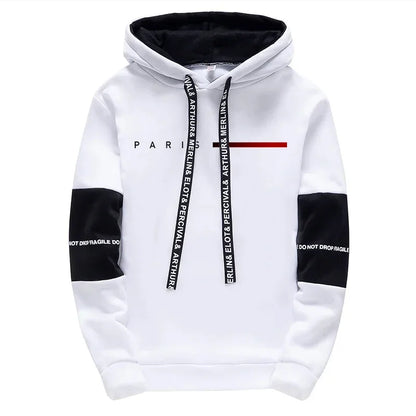 Autumn Winter Mens Tracksuit Print Casual Sweatshirts Sportswear Outdoors Sports Jogging Mens Clothing Single Piece Hoodie Pants