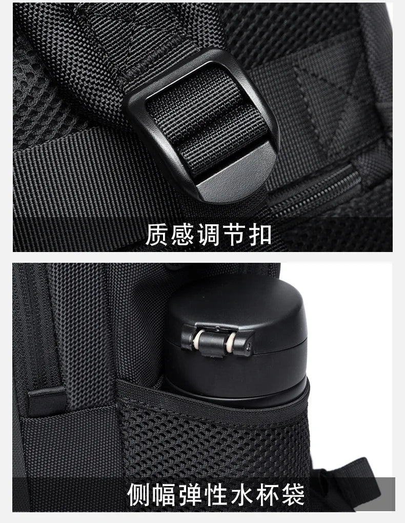 Men's Designer Laptop Bag School Bags for Boys Male Motorcycle Tactical Business Sports Travel Backpack Men