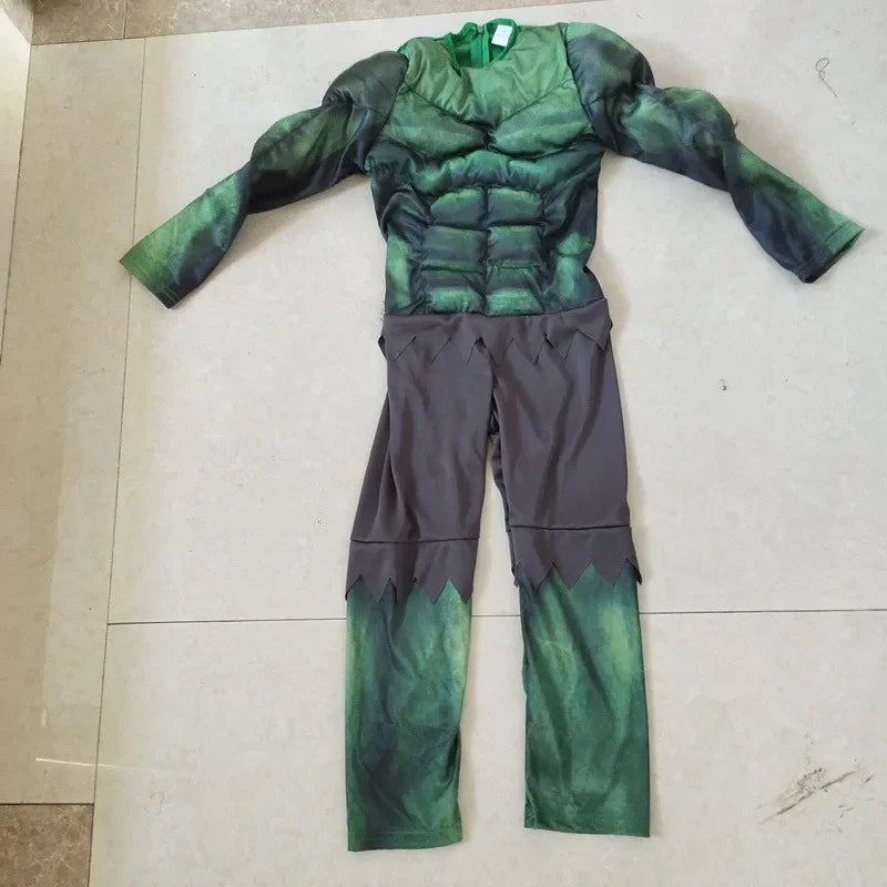 Halloween Hulk Muscle Costume Shield Cloak Boxing Set Mask Hulk League of Legends Performance Stage Dress up Hulk Play