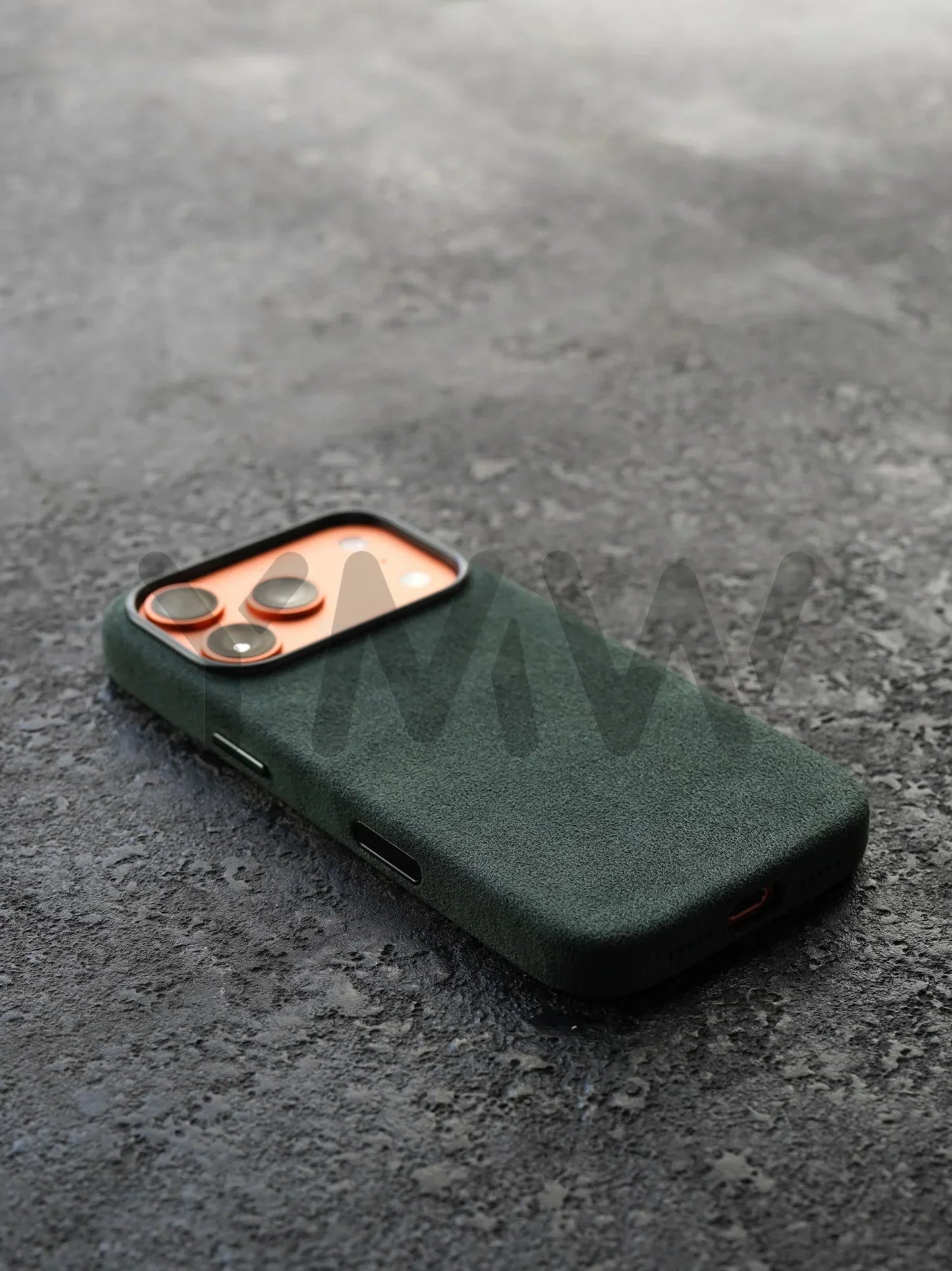 Case for iPhone 17 16 Pro Max Compatible Magsafe Business Supercar Interior Same Suede Leather Phone Cover