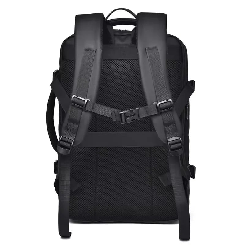 16 Inch Large-capacity Men's High-end Backpack Computer Bag High-end Business Bag Expandable Backpack Witch USB
