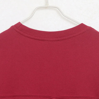 Embroidery Sweatshirt Women O Neck Pullover Tops Female Casual Loose Jumper Oversized Unisex Couple