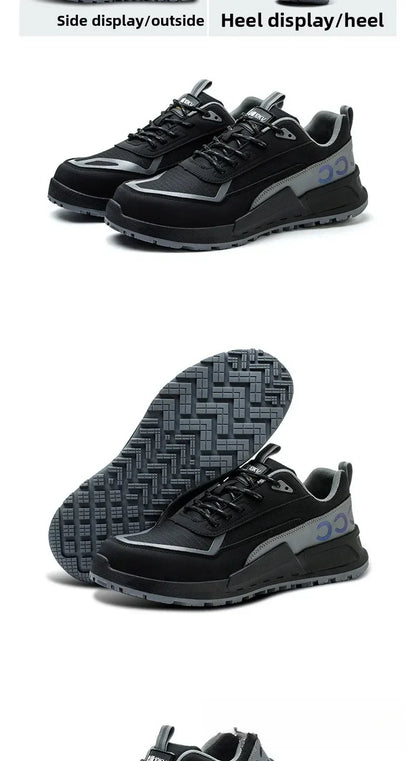 Labor Protection Shoes Men's Anti Smashing Anti Piercing Work Shoes Insulated 10KV Wear-resistant Electrical Shoes Safety Shoes