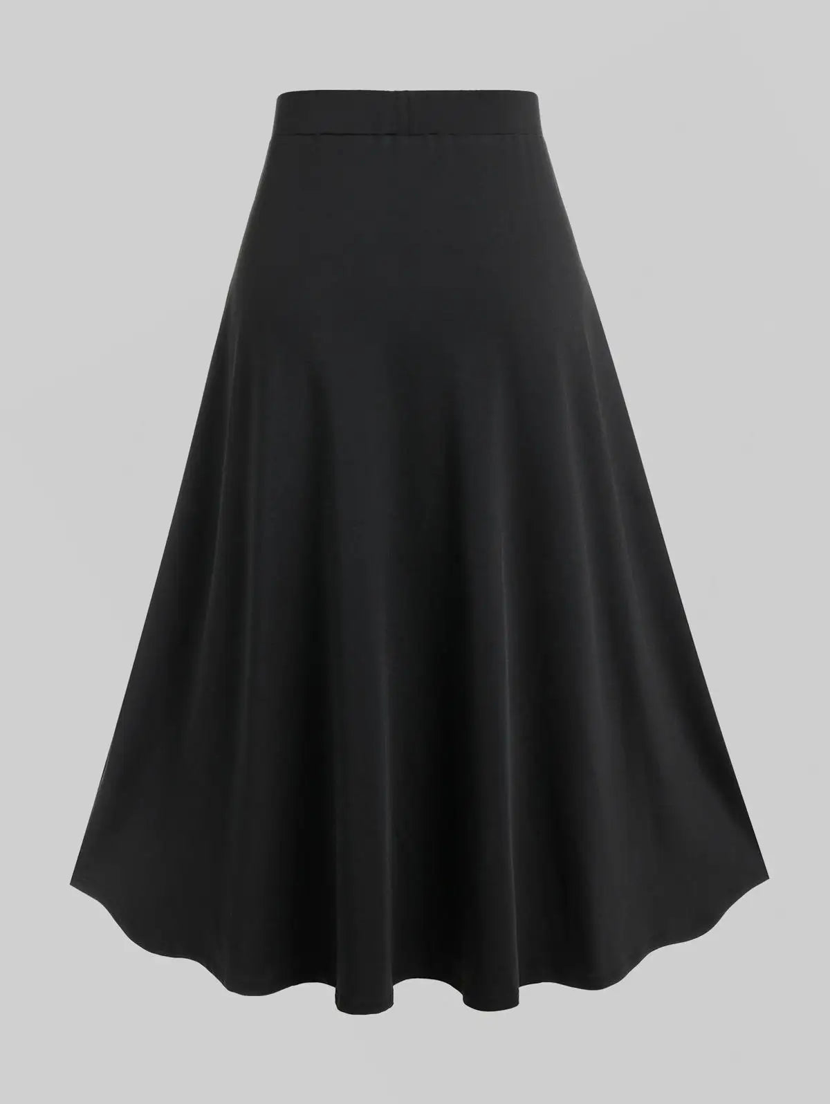 Plus Size Women's Skirts Deep Red Lace Chiffon Layered Skirt Or Halloween Vampire Costume Gothic Lace Up Two Tone Skirt