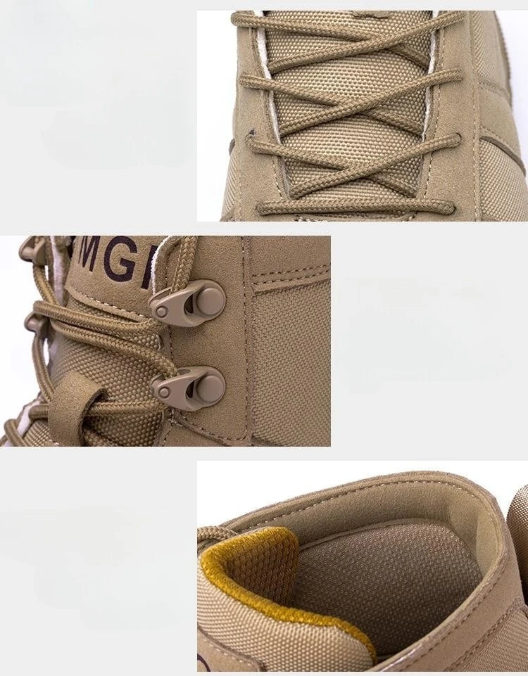 48 Plus Size Platform Non Slip Work Safety Boots Men Steel Toe Cap Anti-smash Sneakers Shoes Anti Puncture Security Boots