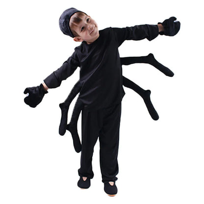 New Cute Children Black Spider Cosplay Costumes Boys Girls Halloween Carnival Party Costumes