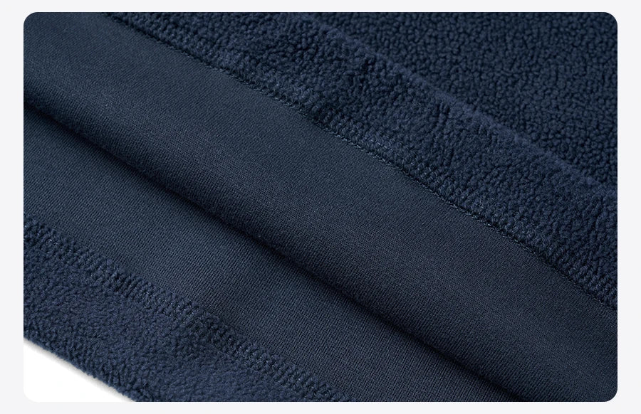 Autumn Winter New Oversize Comfortable Polar Fleece Hoodies Men Warm Logo Embroidery High Quality Sweatshirts