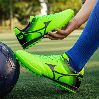 Hot Sale Youth Long Nail Soccer Shoes Children Students Large Size Broken Nail Soccer Shoes Unisex Training Shoes 35-45#