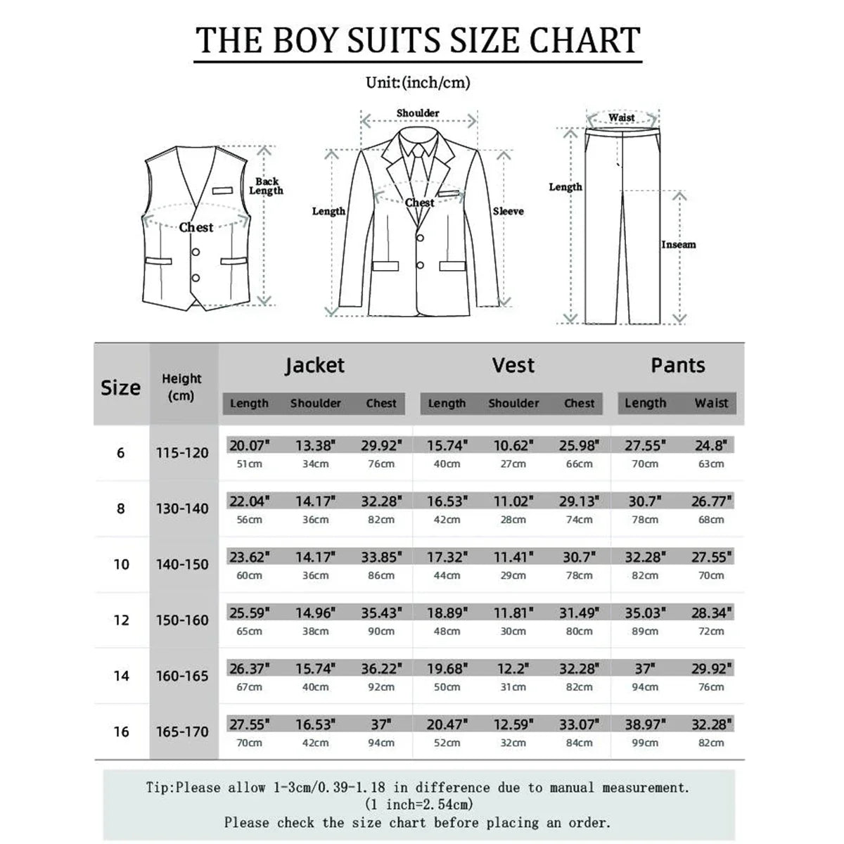 Suits for Boys Kids Wedding Easter Church Tuxedo Teenager School Performance Piano Outfit Set Children Birthday Formal Clothes