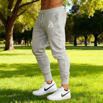 2026 New Casual Pants Men's Jogger Sweatpants Large Size Elastic Waist Sports Trousers Loose Fitness Clothes Spring Thin Section