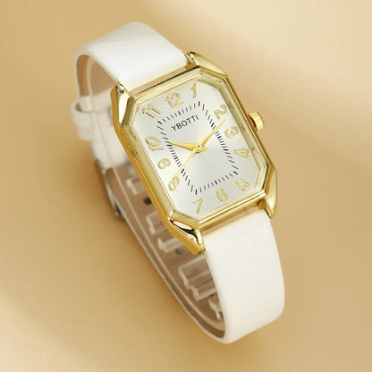 6/5/1PCS Luxury Fashion Square Women's Watches Brand Ladies Quartz Wristwatch Jewelry Set Classic Simple Watch Relógios Feminino