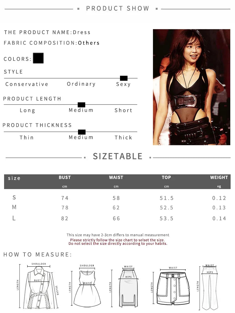 Music Festival Fake 2-Pieces Patchwork Bodysuit Women Chest Wrapped Mesh PU Wide Waistband Midnight Clubwear Tops