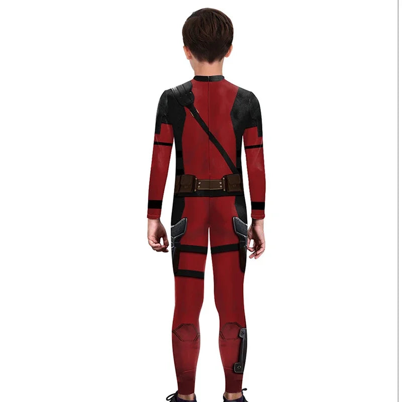 Superhero Cosplay Costume Girls Boys Carnival Party Bodysuit Halloween Jumpsuit Festival Show Zentai Catsuit Disguise Clothes
